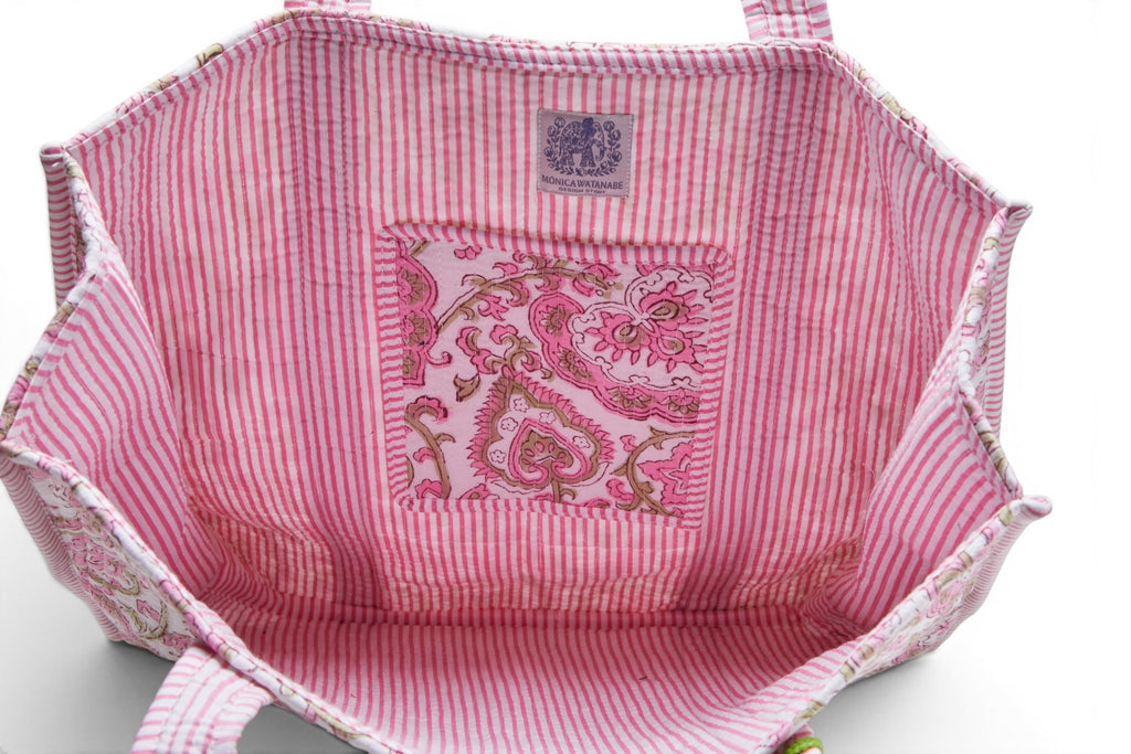TOTE BAG "BLUSH HEARTS"