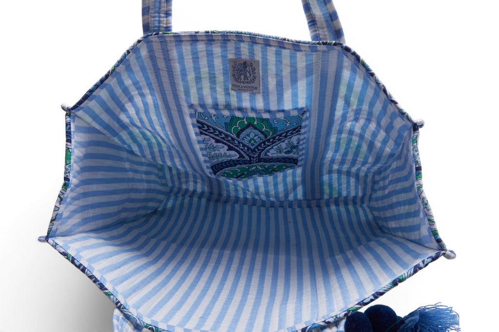TOTE BAG "HERITAGE BLUE GARDEN"