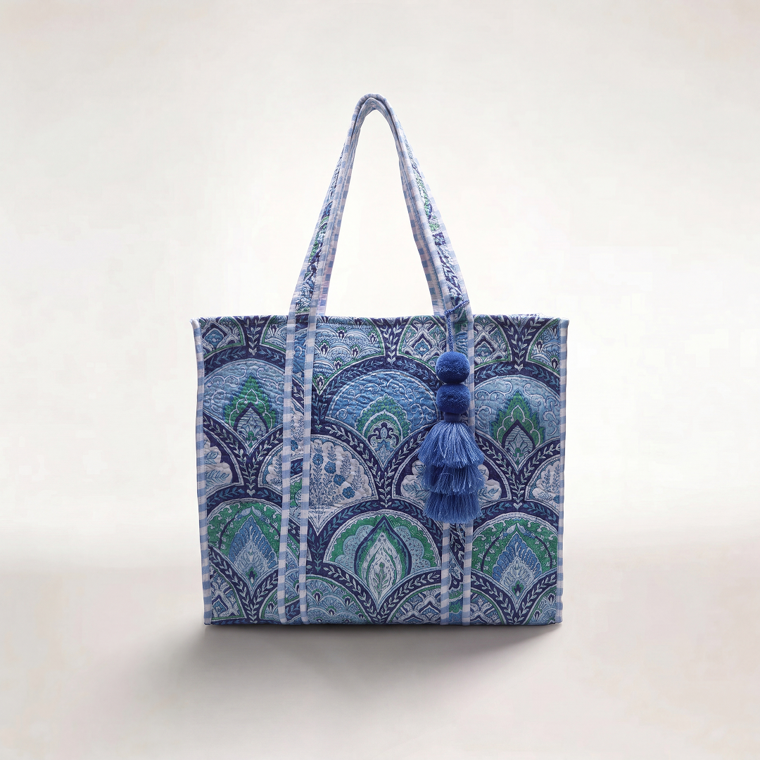 TOTE BAG "HERITAGE BLUE GARDEN"