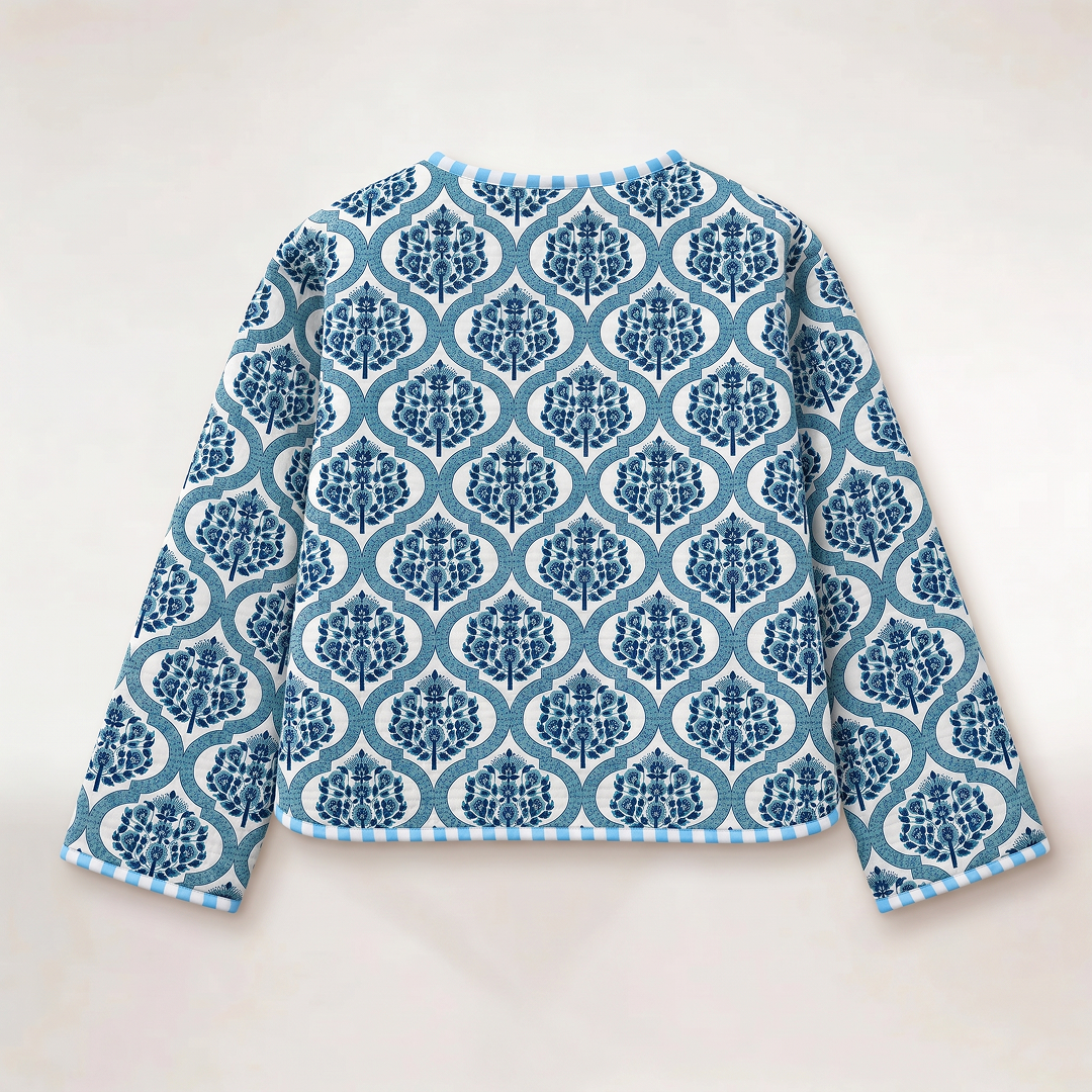 "BLUE BOWS" JACKET