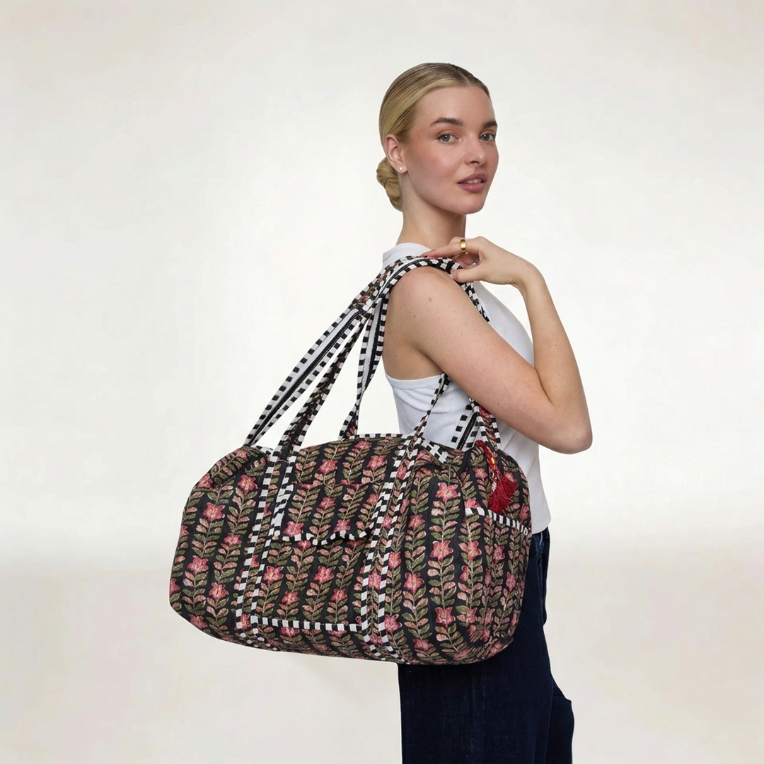 BOLSA DE VIAJE "NOIR GARDEN"