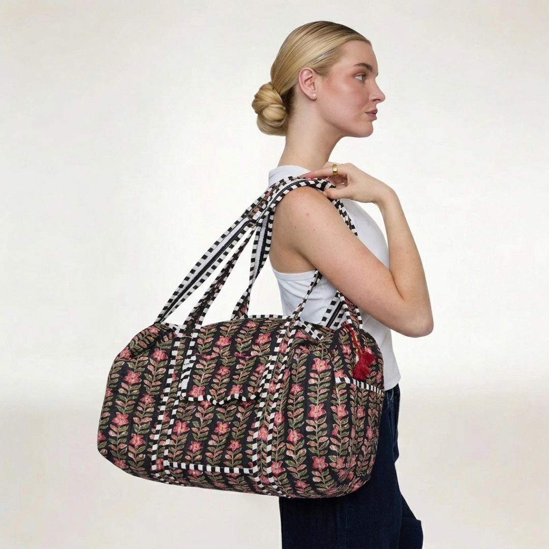BOLSA DE VIAJE "NOIR GARDEN"