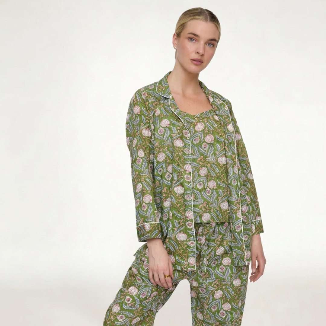 PIJAMA "EMERALD BLOOM"