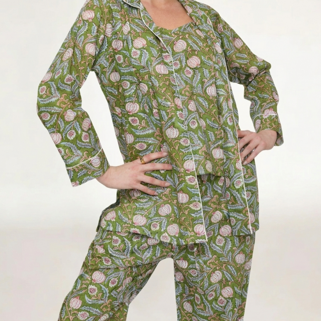 PIJAMA "EMERALD BLOOM"