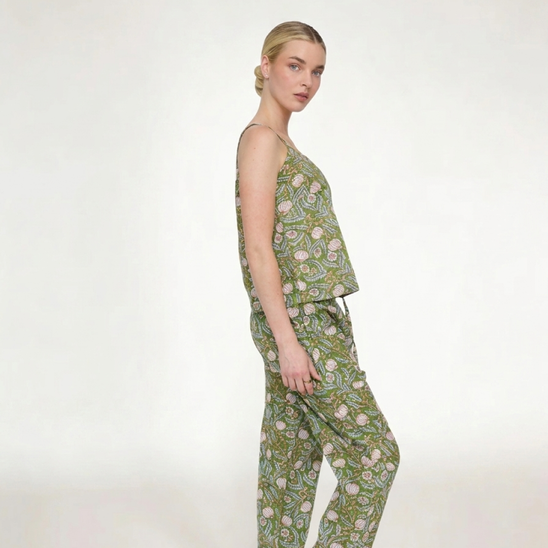 PIJAMA "EMERALD BLOOM"
