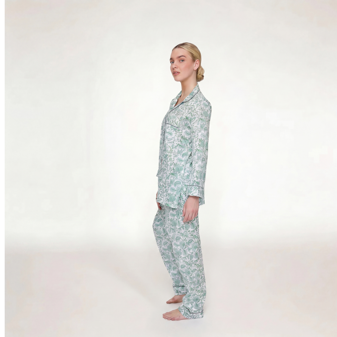 PIJAMA "GREEN PORCELAINE"