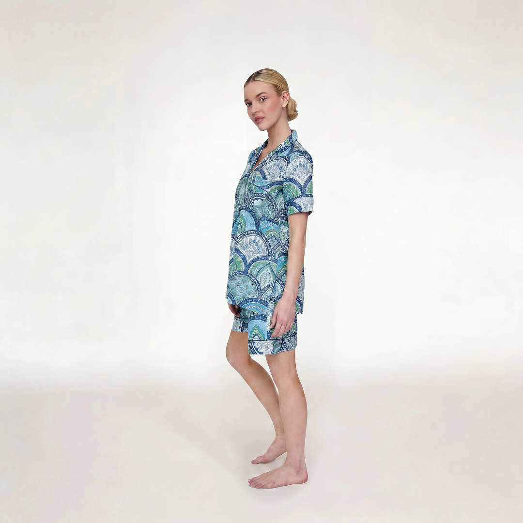 PIJAMA "HERITAGE BLUE GARDEN" SHORT SLEEVE