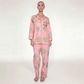 PIJAMA "PALMAS" CON PANTALON