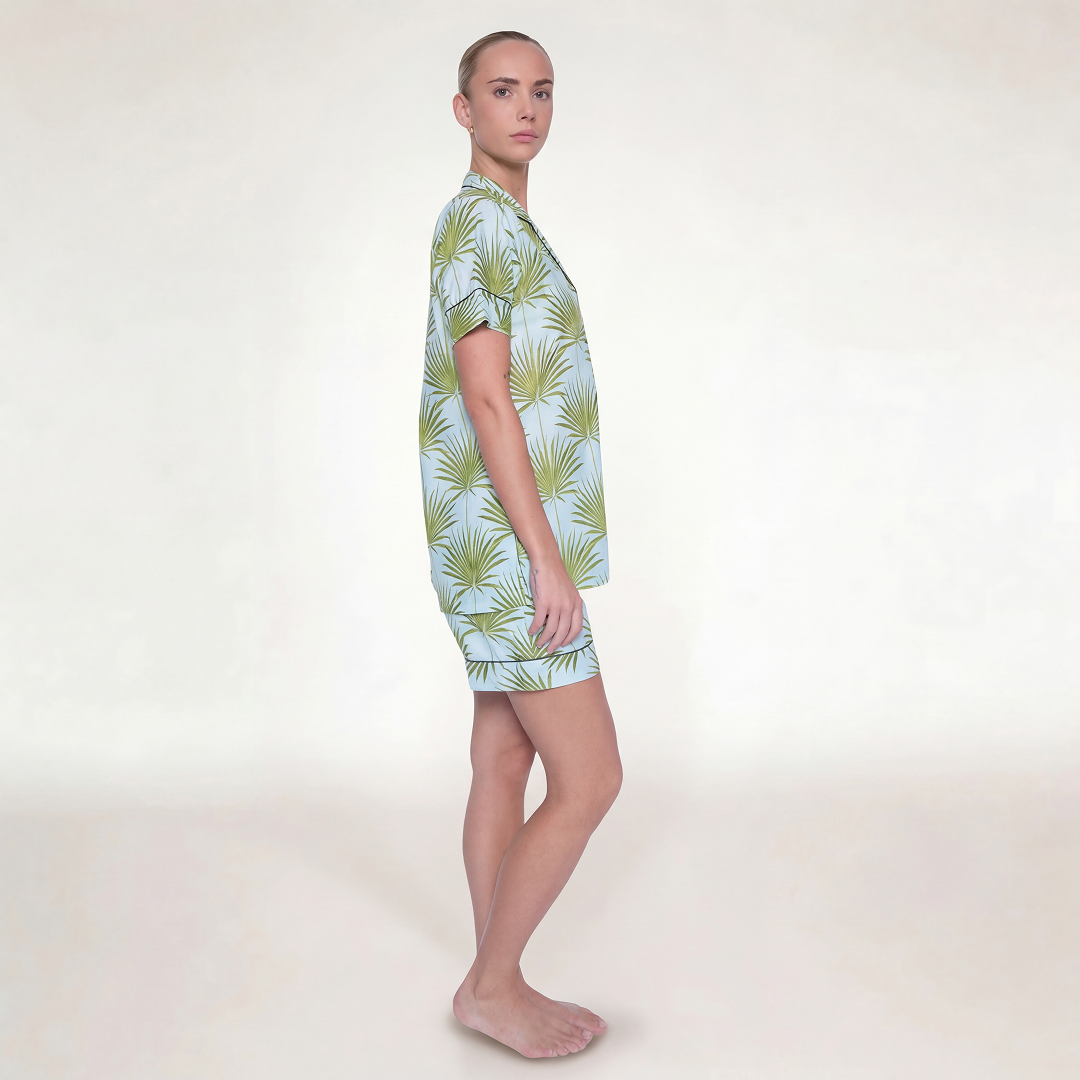"VERDE BEACH" PAJAMA WITH SHORTS