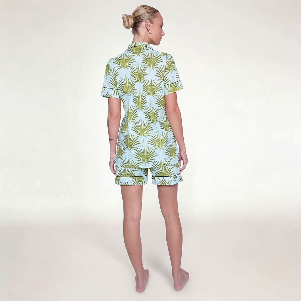 "VERDE BEACH" PAJAMA WITH SHORTS