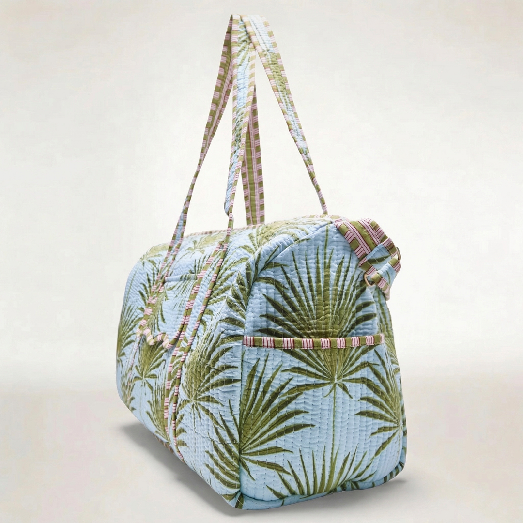BOLSA DE VIAJE "VERDE BEACH"