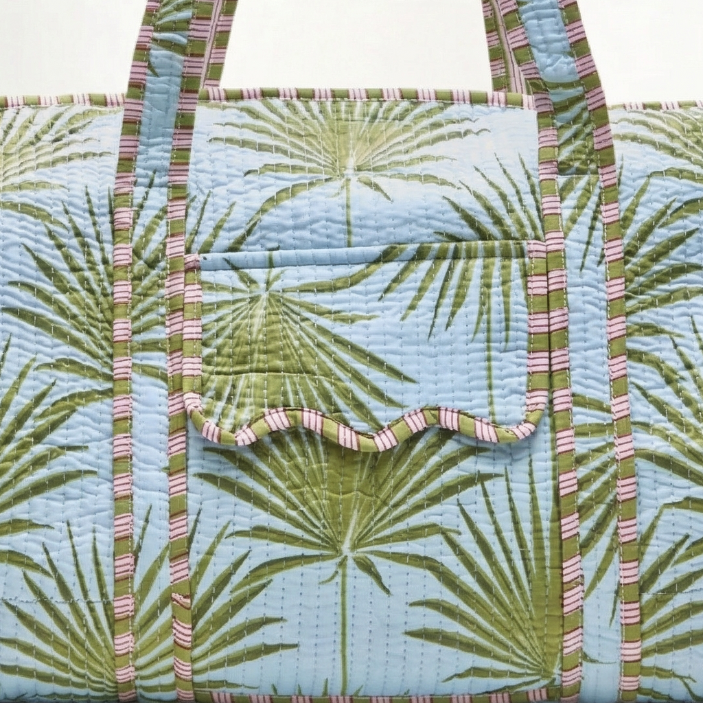 BOLSA DE VIAJE "VERDE BEACH"