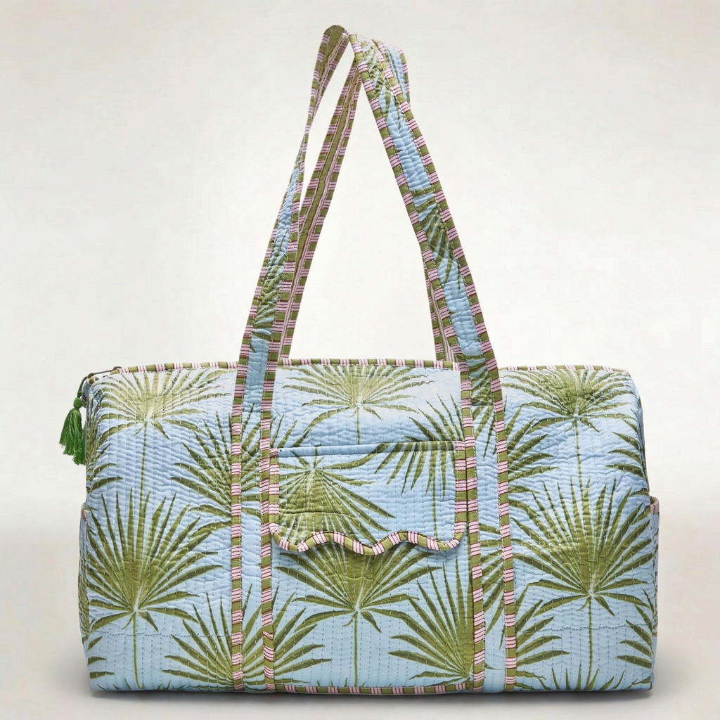 BOLSA DE VIAJE "VERDE BEACH"
